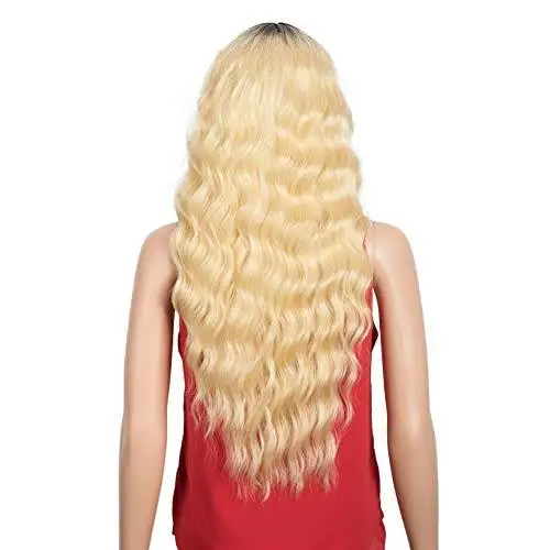 Wavy Hair Wig with Bangs - Image 15