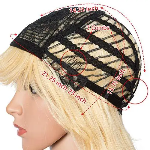 Wavy Hair Wig with Bangs - Image 18