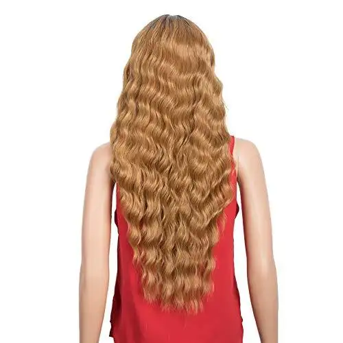 Wavy Hair Wig with Bangs - Image 2