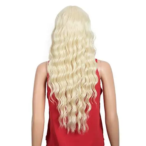Wavy Hair Wig with Bangs - Image 27
