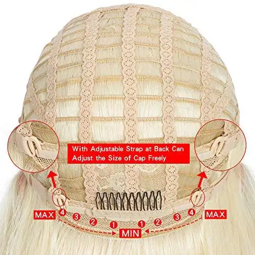 Wavy Hair Wig with Bangs - Image 31