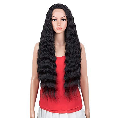 Wavy Hair Wig with Bangs - Image 38