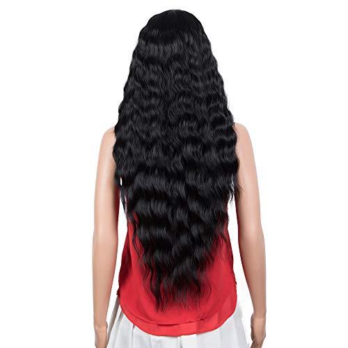 Wavy Hair Wig with Bangs - Image 39