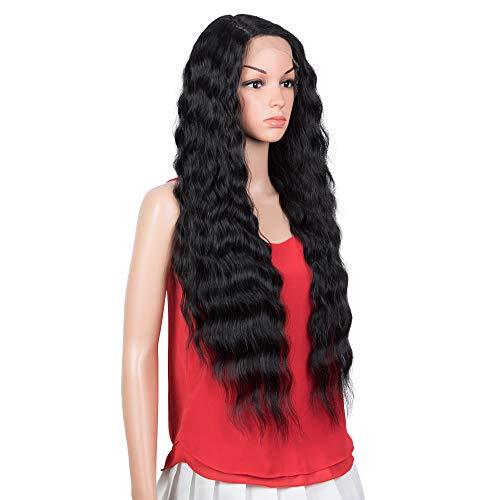 Wavy Hair Wig with Bangs - Image 40