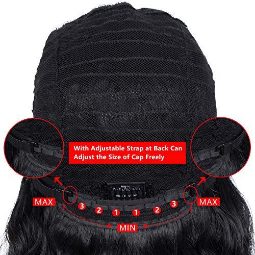 Wavy Hair Wig with Bangs - Image 44