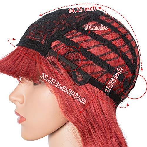 Wavy Hair Wig with Bangs - Image 49