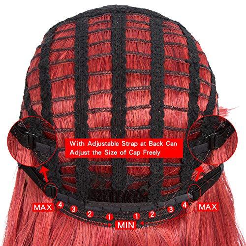 Wavy Hair Wig with Bangs - Image 50