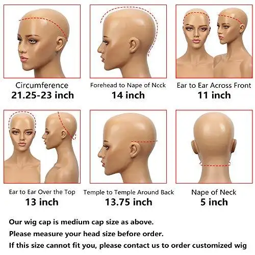 Wavy Hair Wig with Bangs - Image 7