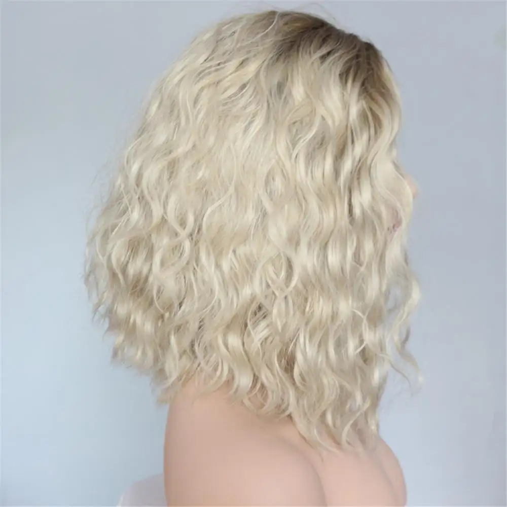 Gail Wavy Heat Resistant Hair Synthetic Lace Front Wig - Image 3