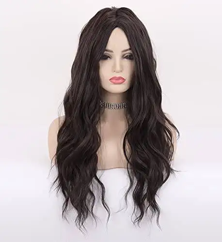 Wavy Long Synthetic Wig with Center Part - Image 15