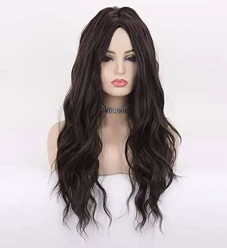Wavy Long Synthetic Wig with Center Part - Image 16