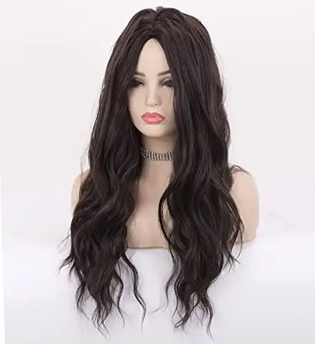 Wavy Long Synthetic Wig with Center Part - Image 18