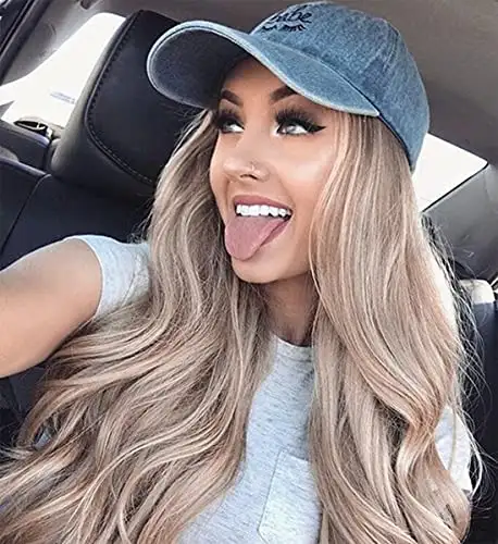 Wavy Long Synthetic Wig with Center Part - Image 32