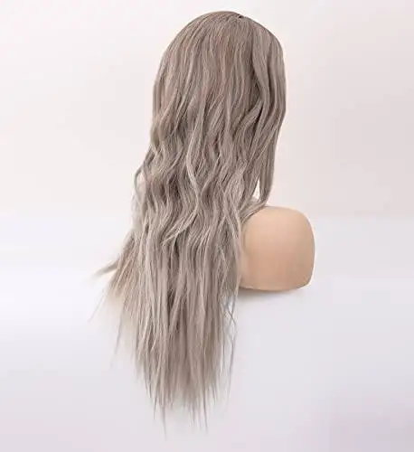 Wavy Long Synthetic Wig with Center Part - Image 36
