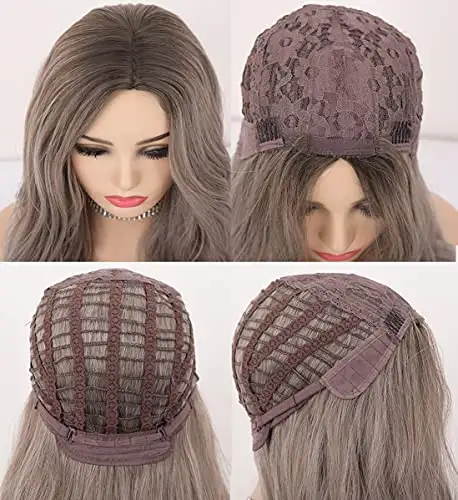 Wavy Long Synthetic Wig with Center Part - Image 37