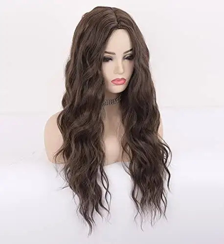 Wavy Long Synthetic Wig with Center Part - Image 6
