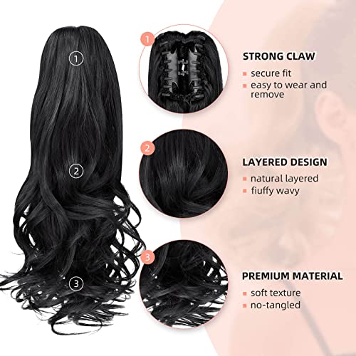 Wavy Ponytail Extension - Image 56