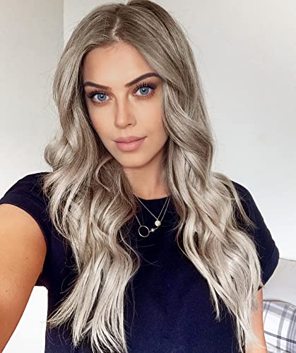 Wavy Silver Platinum Grey Mixed Wig - Image 18