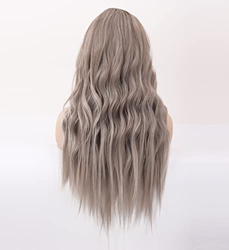 Wavy Silver Platinum Grey Mixed Wig - Image 22