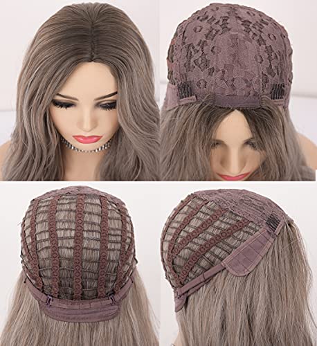 Wavy Silver Platinum Grey Mixed Wig - Image 24