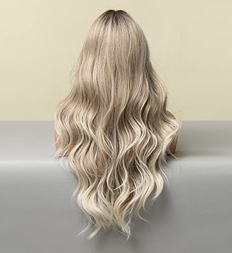 Wavy Silver Platinum Grey Mixed Wig - Image 34
