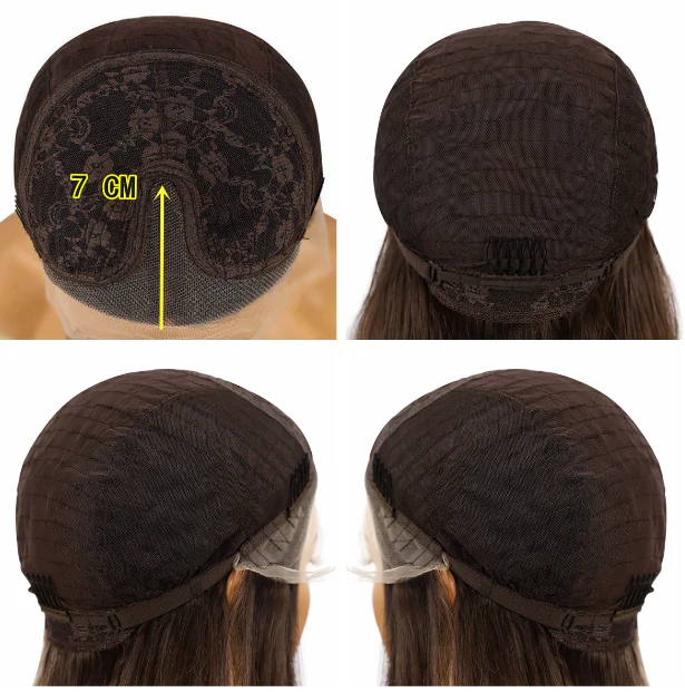 Wavy Synthetic Rooted Ombre Blonde Wig - Image 4