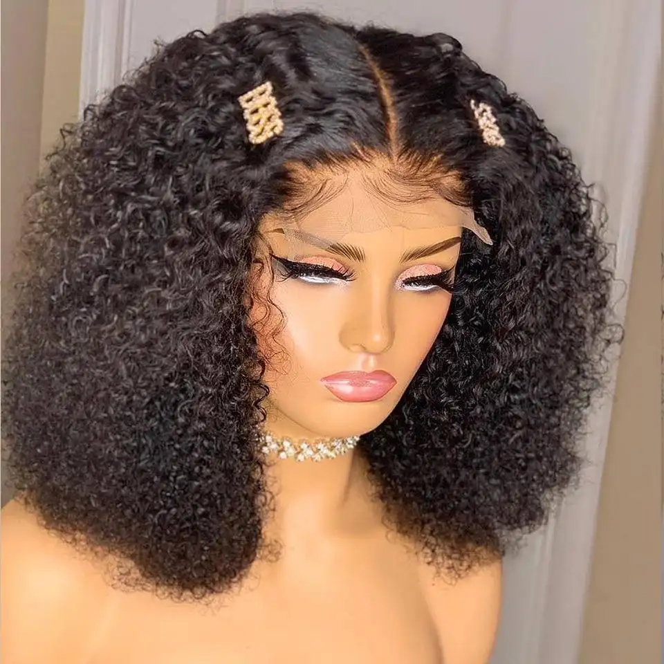 Whitney Afro Kinky Curly Bob Wig - Image 3