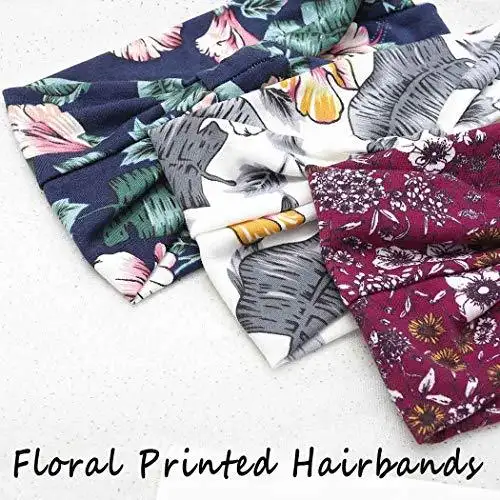 Wide Boho Bandeau Stretch Headbands 3 Pack - Image 4