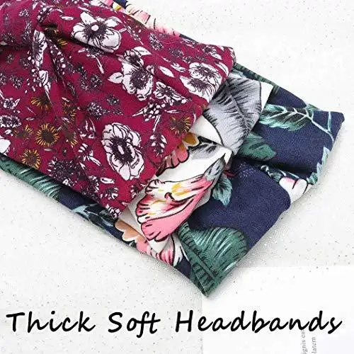 Wide Boho Bandeau Stretch Headbands 3 Pack - Image 6