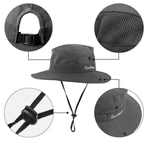 Wide Brim UV Protection Sun Hat - Image 4