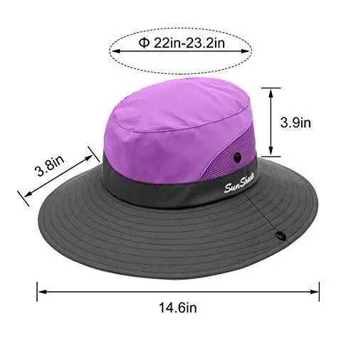 Wide Brim UV Protection Sun Hat - Image 5