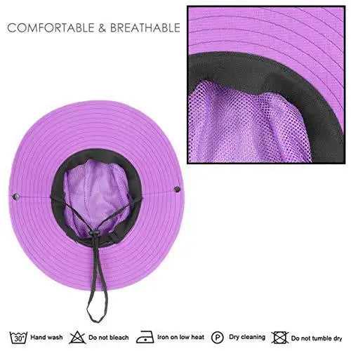 Wide Brim UV Protection Sun Hat - Image 7