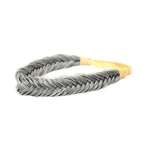 Wide Fishtail  Braided Headband Elastic Stretch Hairpiece - Image 18