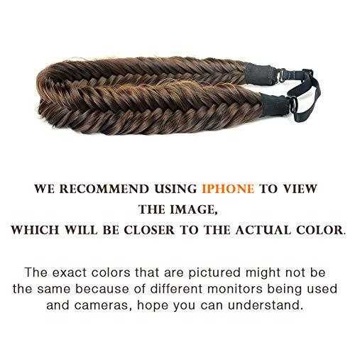 Wide Fishtail  Braided Headband Elastic Stretch Hairpiece - Image 51