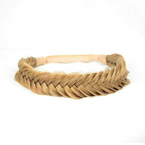 Wide Fishtail  Braided Headband Elastic Stretch Hairpiece - Image 62