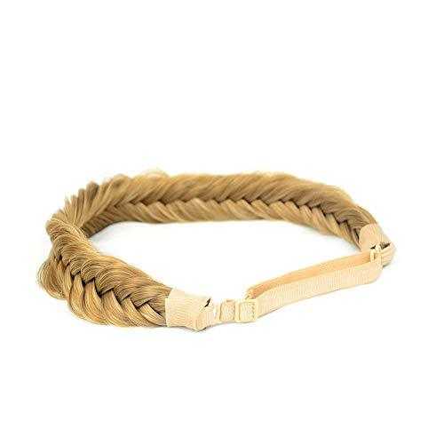 Wide Fishtail  Braided Headband Elastic Stretch Hairpiece - Image 64