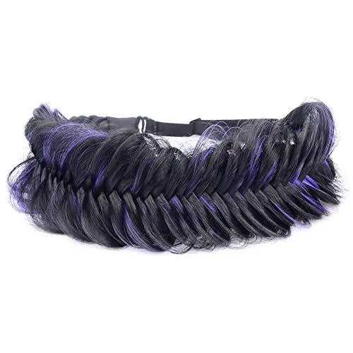 Wide Fishtail  Braided Headband Elastic Stretch Hairpiece - Image 9
