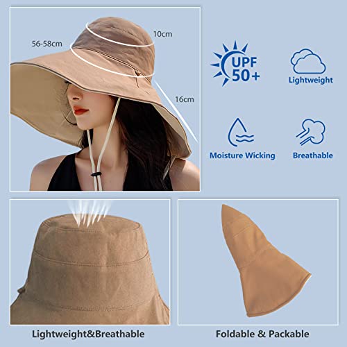 Women's Beach Sun Hat Ultra Wide Brim - Image 38