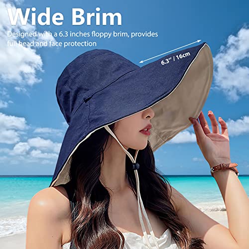 Women's Beach Sun Hat Ultra Wide Brim - Image 41