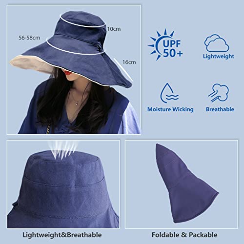 Women's Beach Sun Hat Ultra Wide Brim - Image 44