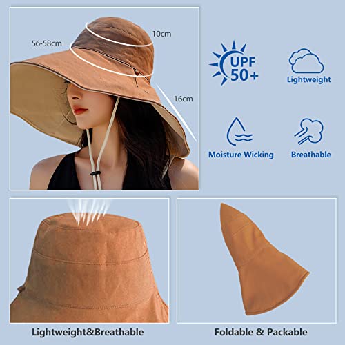 Women's Beach Sun Hat Ultra Wide Brim - Image 50