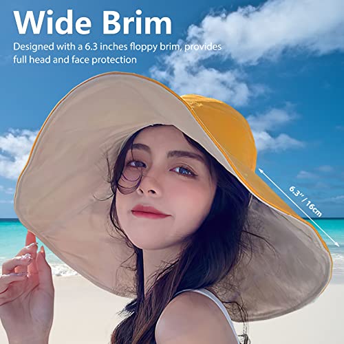 Women's Beach Sun Hat Ultra Wide Brim - Image 53