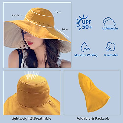 Women's Beach Sun Hat Ultra Wide Brim - Image 56