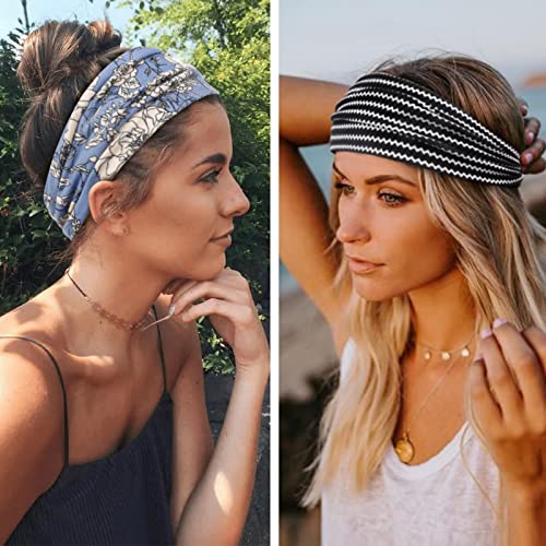 Yoga Boho Print Headbands - Image 2