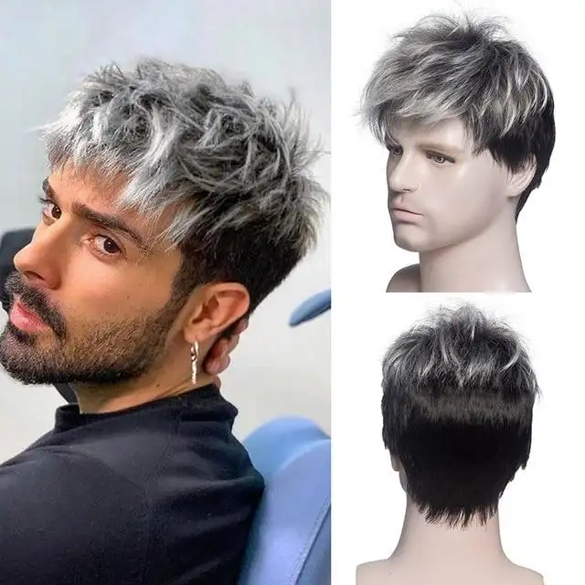 Zack Thomas Heat Friendly Fibre Mens Wig - Image 13